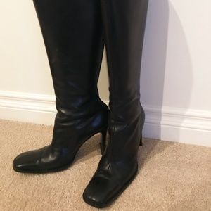 Charles David Knee High Leather Boots